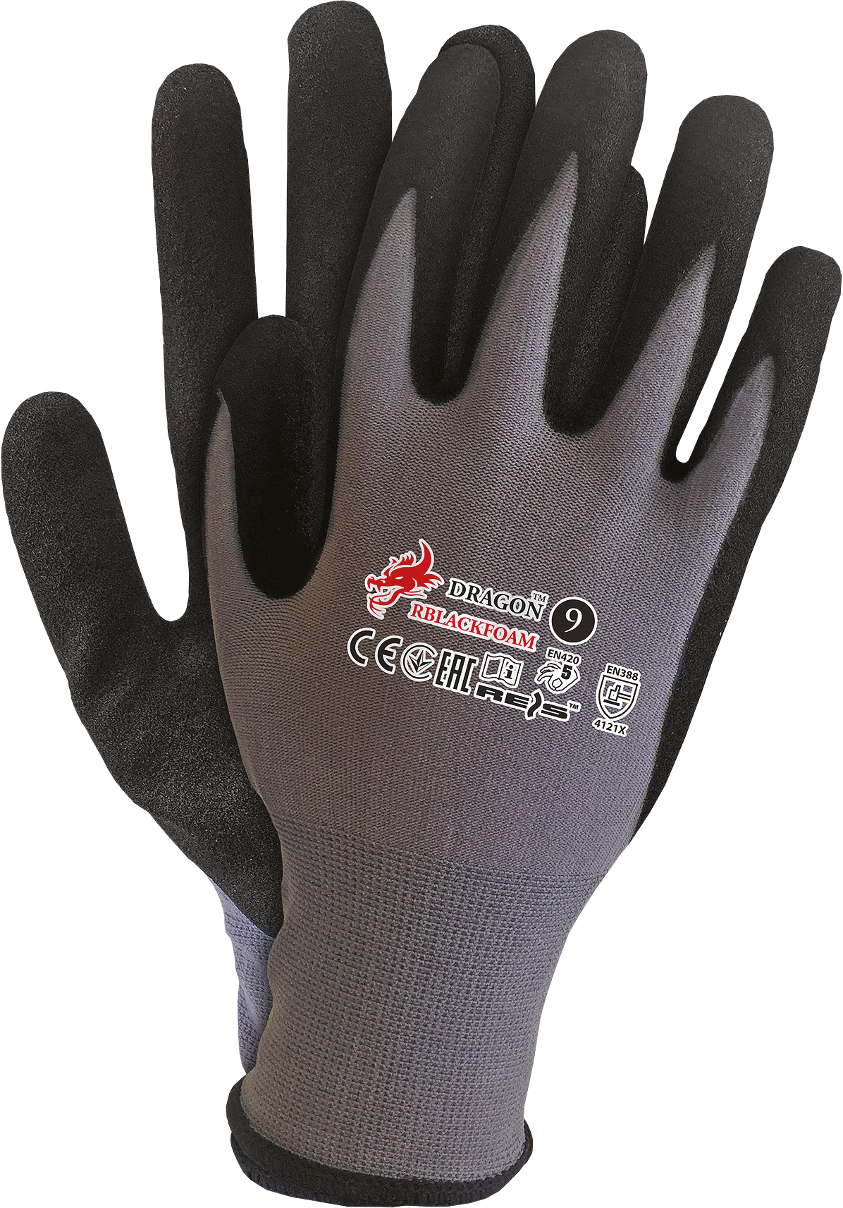 Summer Work Gloves RBLACKFOAM (size 10)