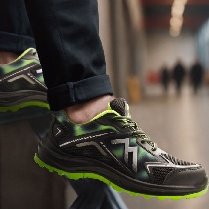 MIRAGE GREEN Work Shoes