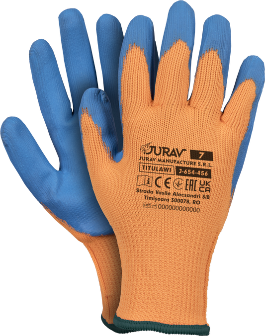 J-TITULAWI PN Work Gloves | Polyester with Latex Coating