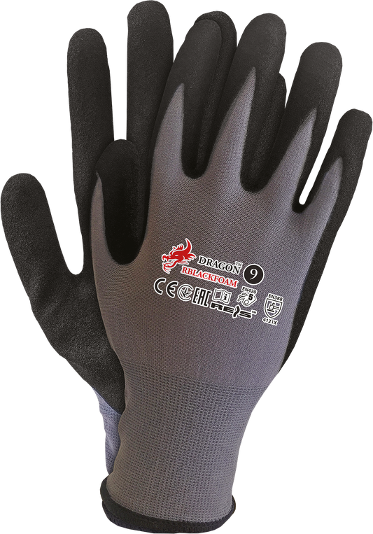 Summer Work Gloves RBLACKFOAM (size 10)