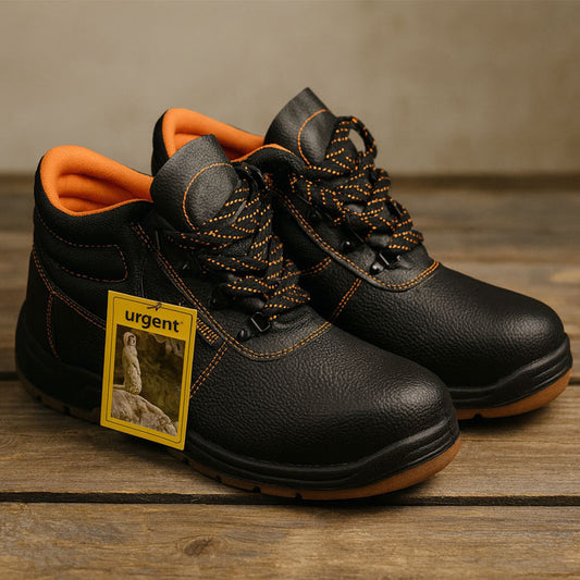 101 OB leather work boots without steel toe cap