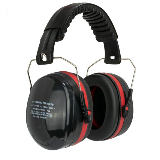 Work ear defenders SafeLogic EM5002 B – anti-noise hearing protection.