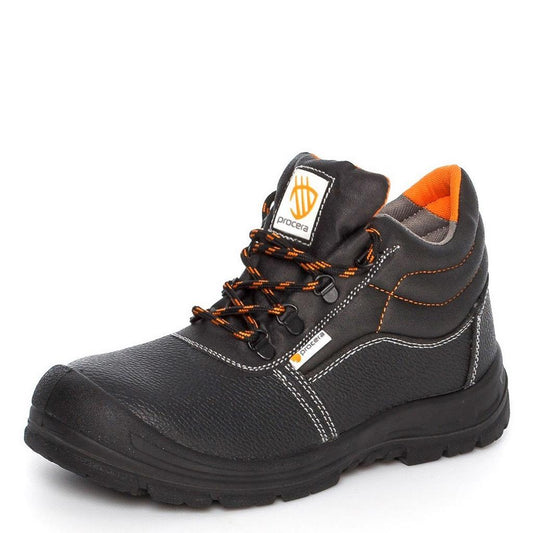 SOLID S1 protective work boots with toe cap