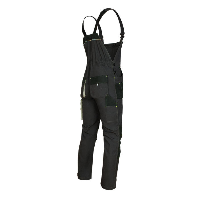 Work bib overall for men CLASSIC-GREY-B adjustable straps durable workwear