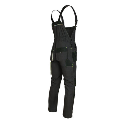 Work bib overall for men CLASSIC-GREY-B adjustable straps durable workwear