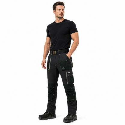 CLASSIC GREY 5196 — reinforced work trousers Oxford 600D 260 g/m²
