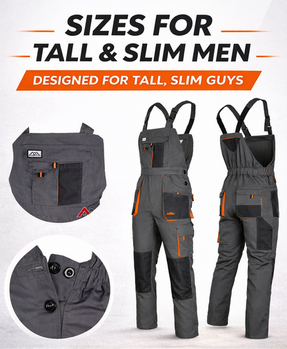 Work bib overall with additional pockets with adjustable straps "Classic-ogr"
