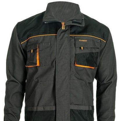 Work jacket strong material with additional pockets Classic-J