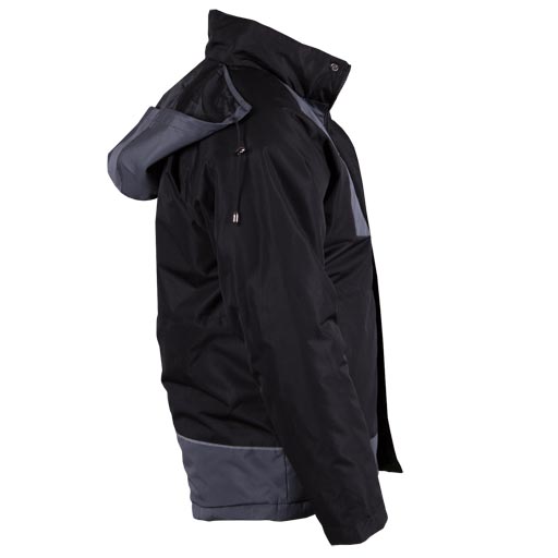 Fleece-Lined Insulated Jacket with Hidden Hood HYPER-J BS