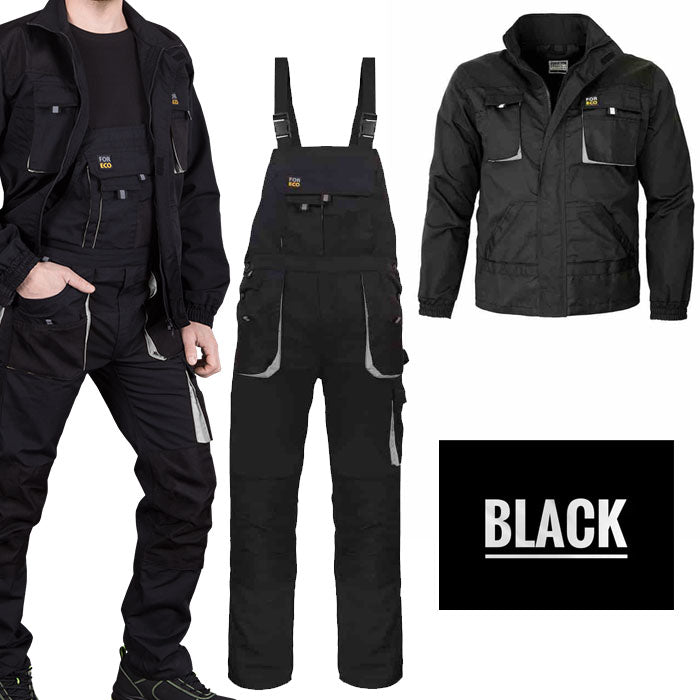 FORECO BJS Workwear Set (FORECO-J BJS Jacket and FORECO-B BJS Bib Overalls)