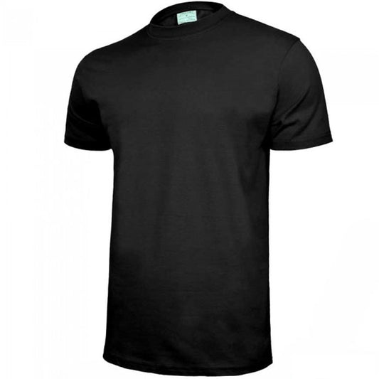 Plain Work T-Shirt 100% Cotton SAHARA T145 BLACK